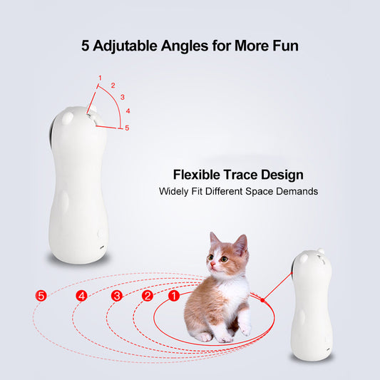 Belinana automatic laser cat toy with five adjustable angles for added fun for your feline friend