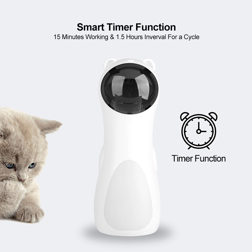 Belinana automatic laser cat toy with smart timer function for engaging playtime