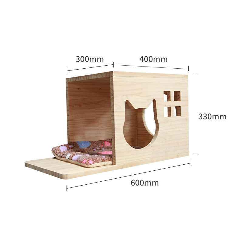 Belinana Wall-Mounted Cat Climbing Frame - Stylish Pet Furniture