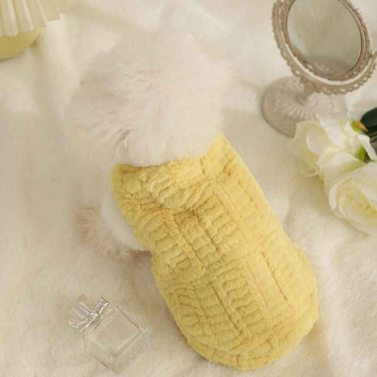 Belinana Pet Warm Plush Vest Soft Cozy Apparel