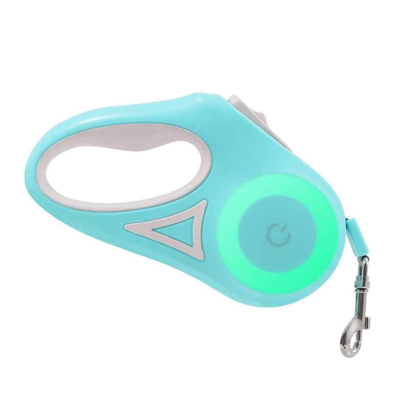 Belinana Retractable Dog Leash with Light for Night Walks