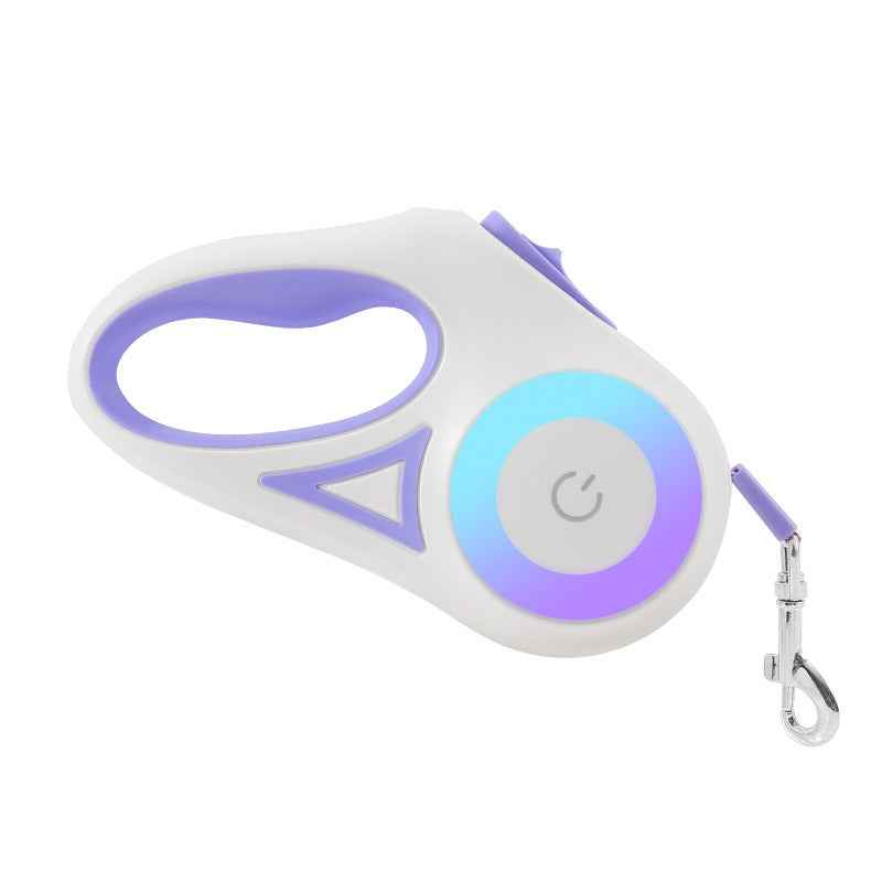 Belinana Retractable Dog Leash with Light for Night Walks