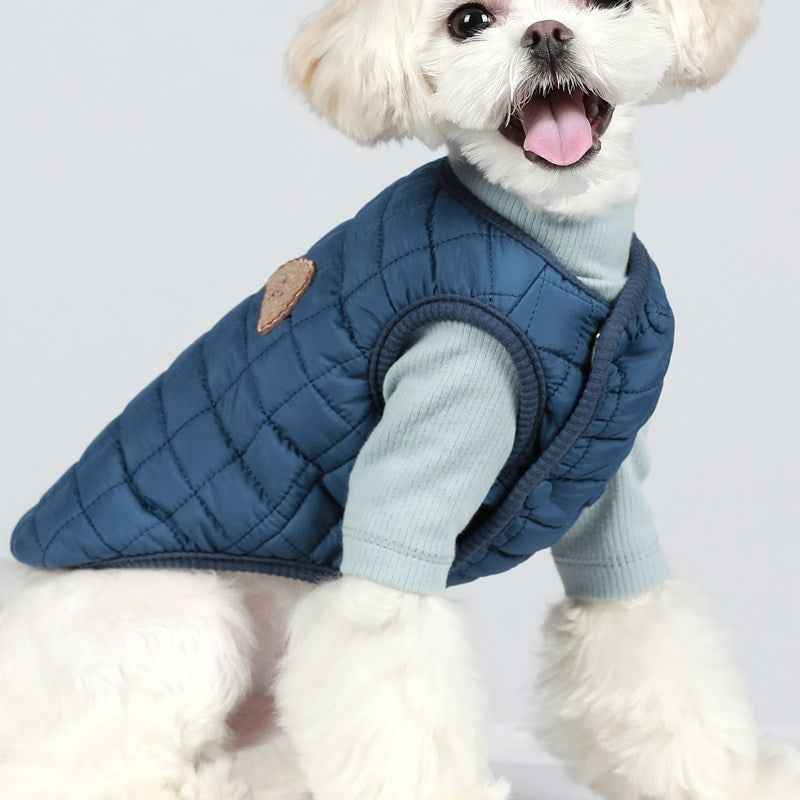 Belinana Warm Dog Jacket for Winter Cozy Knit Coat