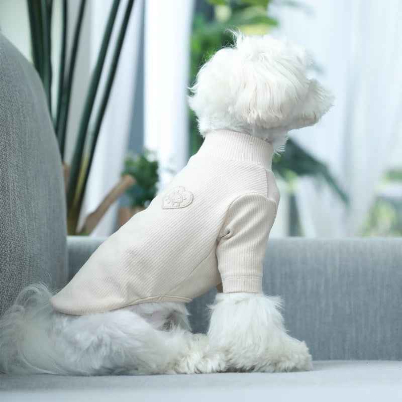 Belinana Warm Dog Jacket for Winter Cozy Knit Coat