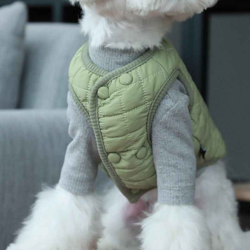 Belinana Warm Dog Jacket for Winter Cozy Knit Coat