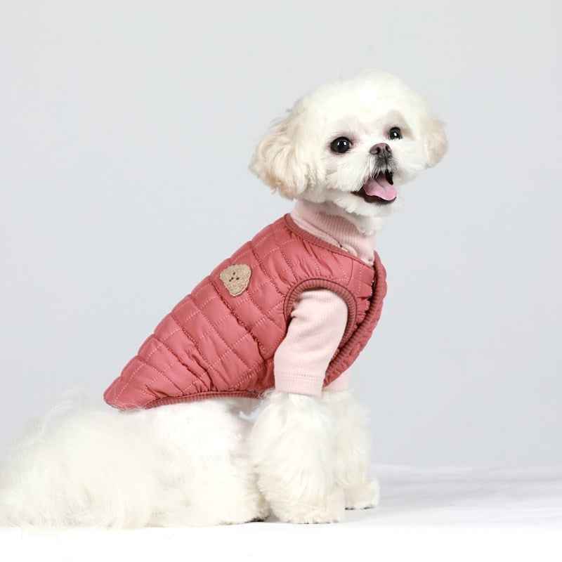 Belinana Warm Dog Jacket for Winter Cozy Knit Coat