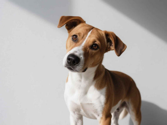 Curious dog with head tilted, exploring the question of why do dogs tilt their heads