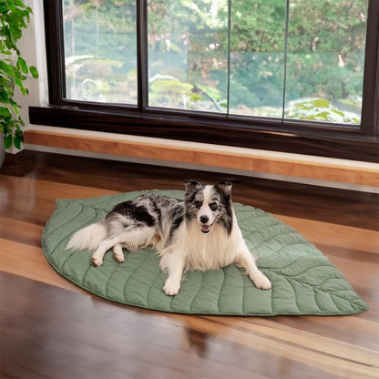 Belinana leaf shaped cooling pad for pets - Soft Quilted