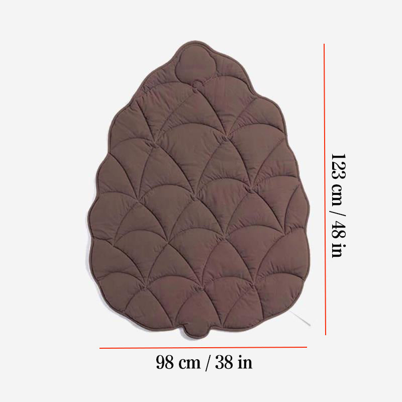 Belinana leaf shaped cooling pad for pets - Soft Quilted
