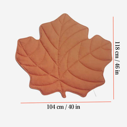 Belinana leaf shaped cooling pad for pets - Soft Quilted