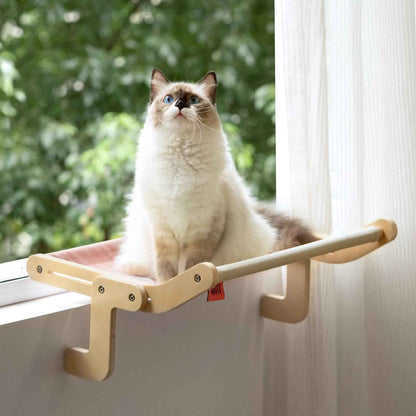 Belinana Cat Window Perch with Cotton Canvas - Cozy & Durable