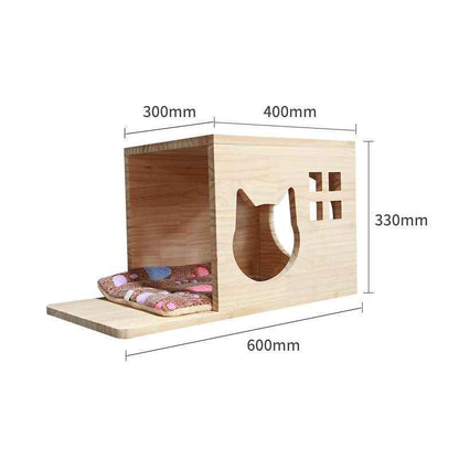 Belinana Wall-Mounted Cat Climbing Frame - Stylish Pet Furniture