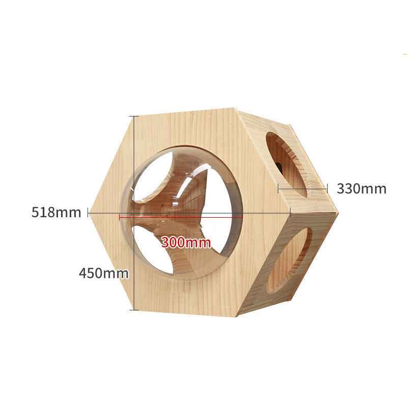 Belinana Wall-Mounted Cat Climbing Frame - Stylish Pet Furniture