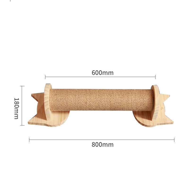 Belinana Wall-Mounted Cat Climbing Frame - Stylish Pet Furniture