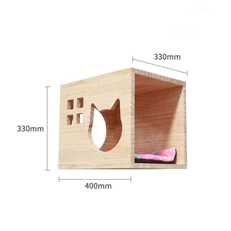 Belinana Wall-Mounted Cat Climbing Frame - Stylish Pet Furniture