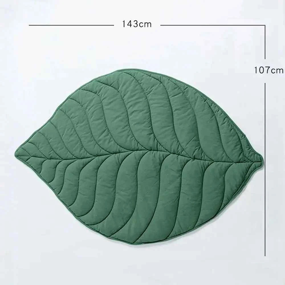 Belinana leaf shaped cooling pad for pets - Soft Quilted