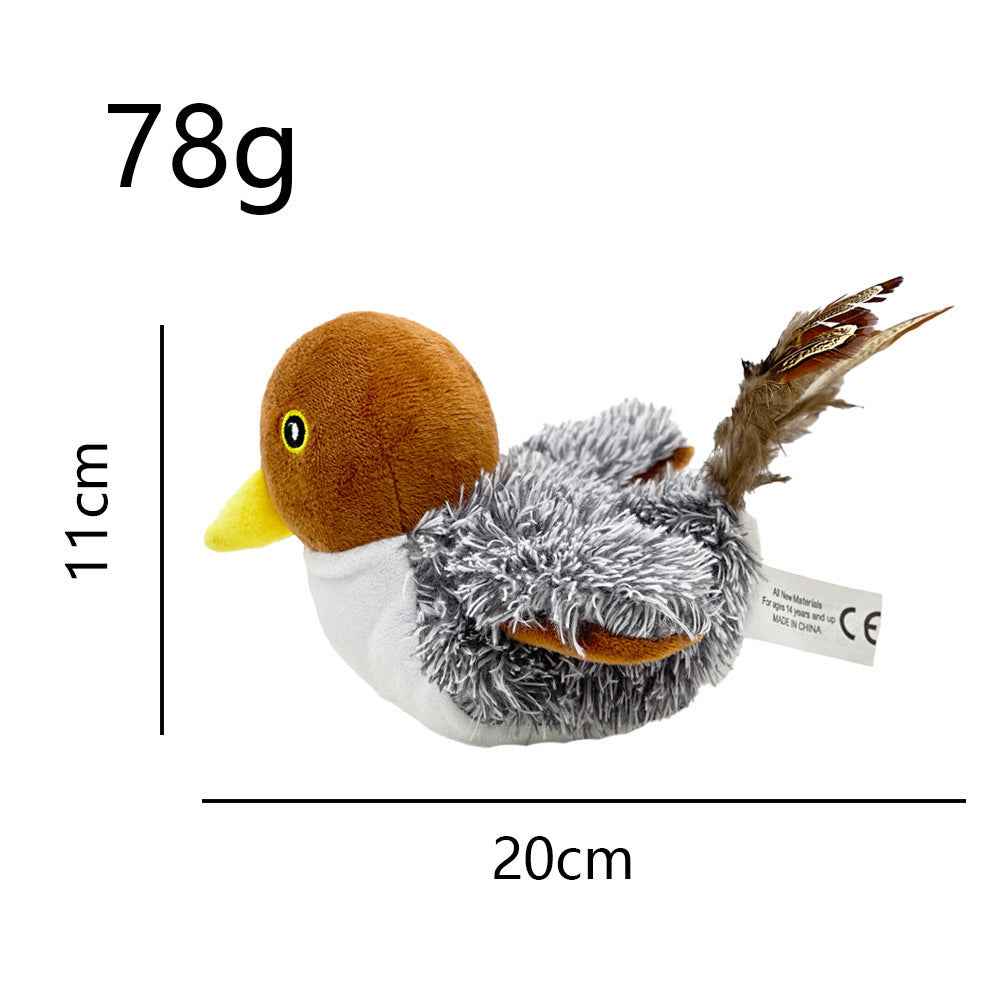 Belinana Automatic Chirp Flapping Bird Cat Toy - Interactive