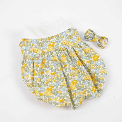 Belinana lightweight floral dog outfit Peter Pan Collar
