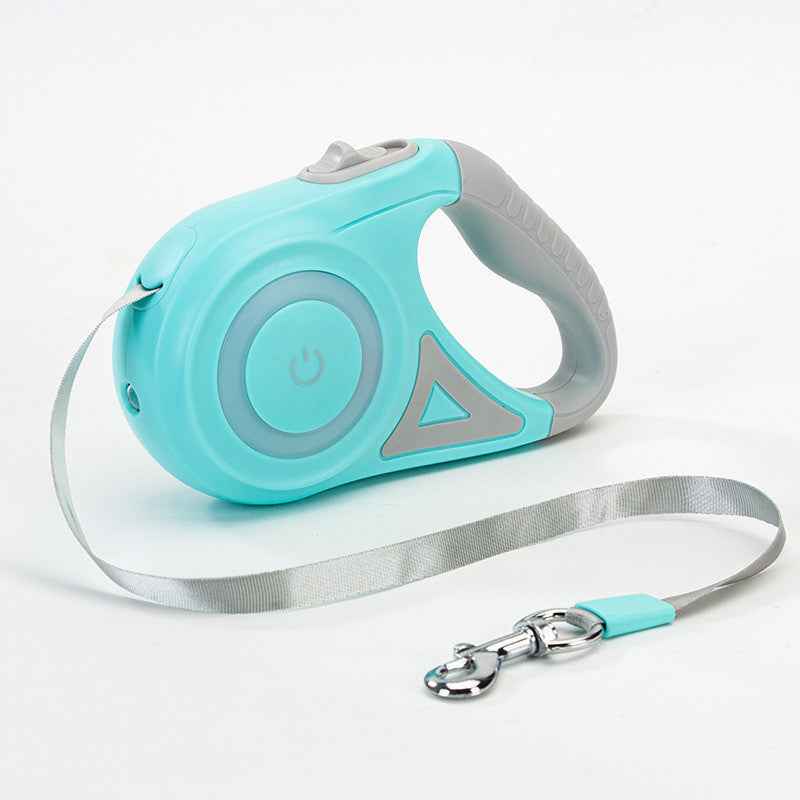 Belinana Retractable Dog Leash with Light for Night Walks