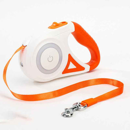 Belinana Retractable Dog Leash with Light for Night Walks