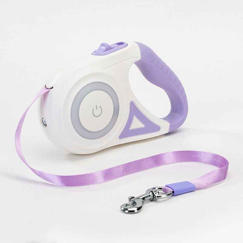 Belinana Retractable Dog Leash with Light for Night Walks