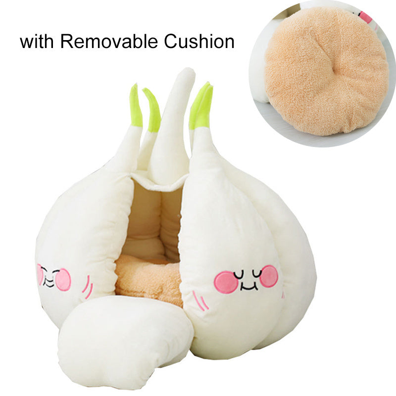Belinana soft cushion pet house with mat featuring cute design and removable cushion for pets